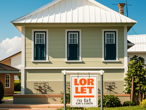 high quality image of a house with a to let sign in nigeria